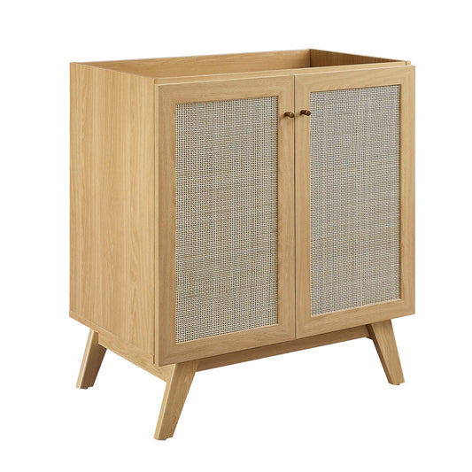 Marra Vanity Base with Storage, Medium, Oak