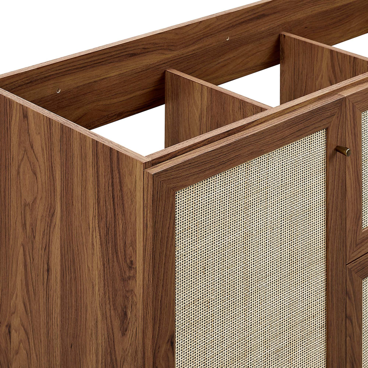 Marra Vanity Base with Storage (Single | Double Sink Compatible), Extra Large, Walnut