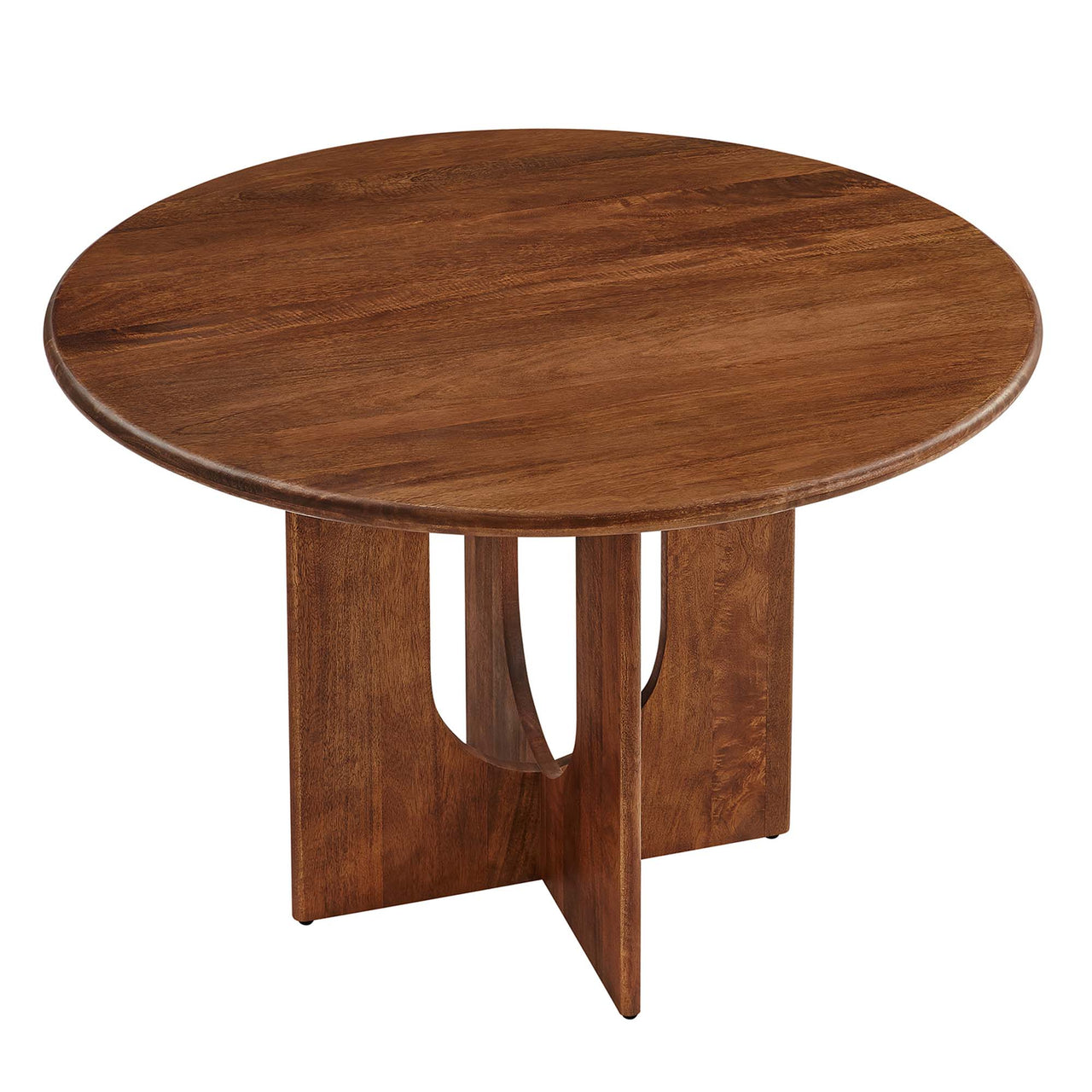 Opposition Round Dining Table, Walnut