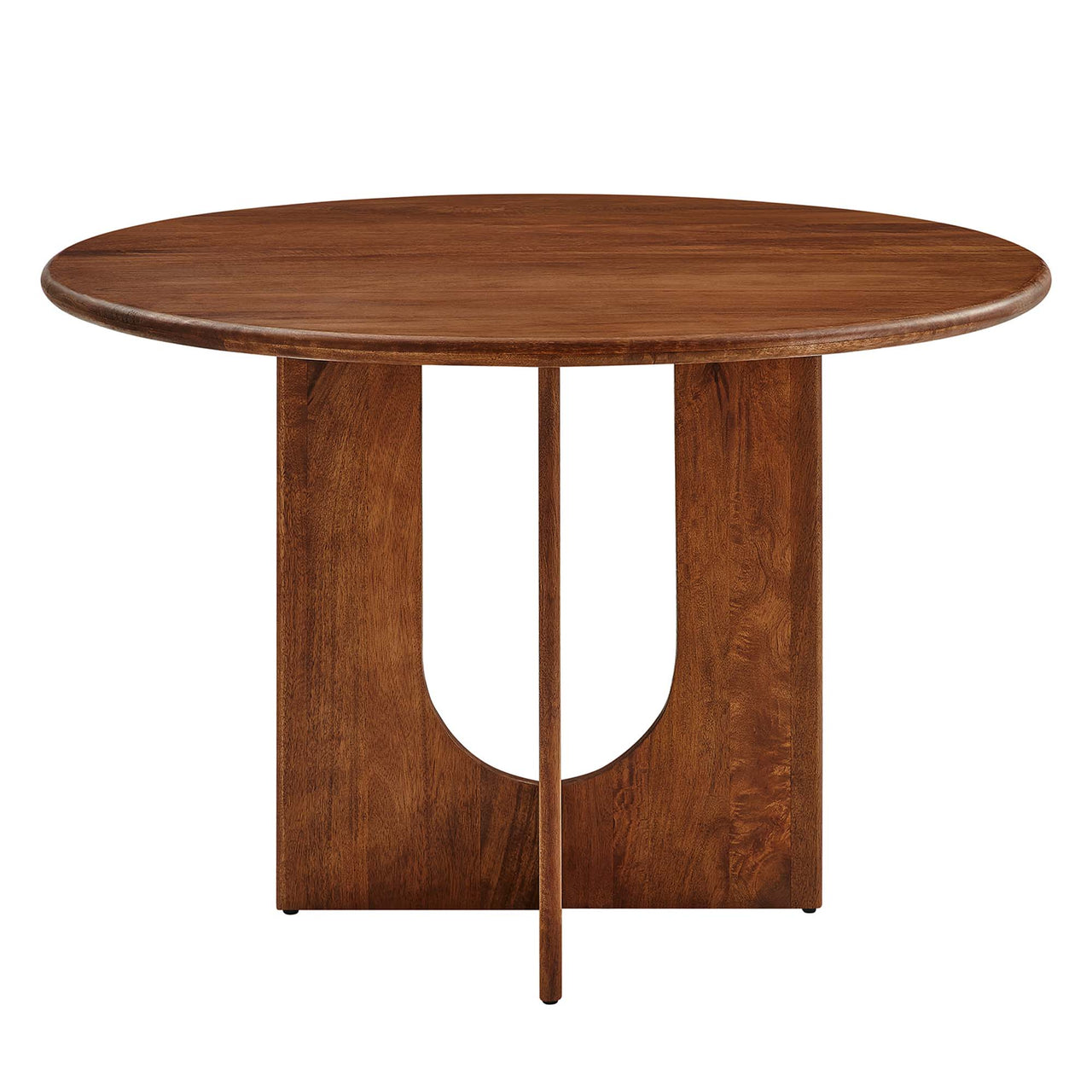 Opposition Round Dining Table, Walnut