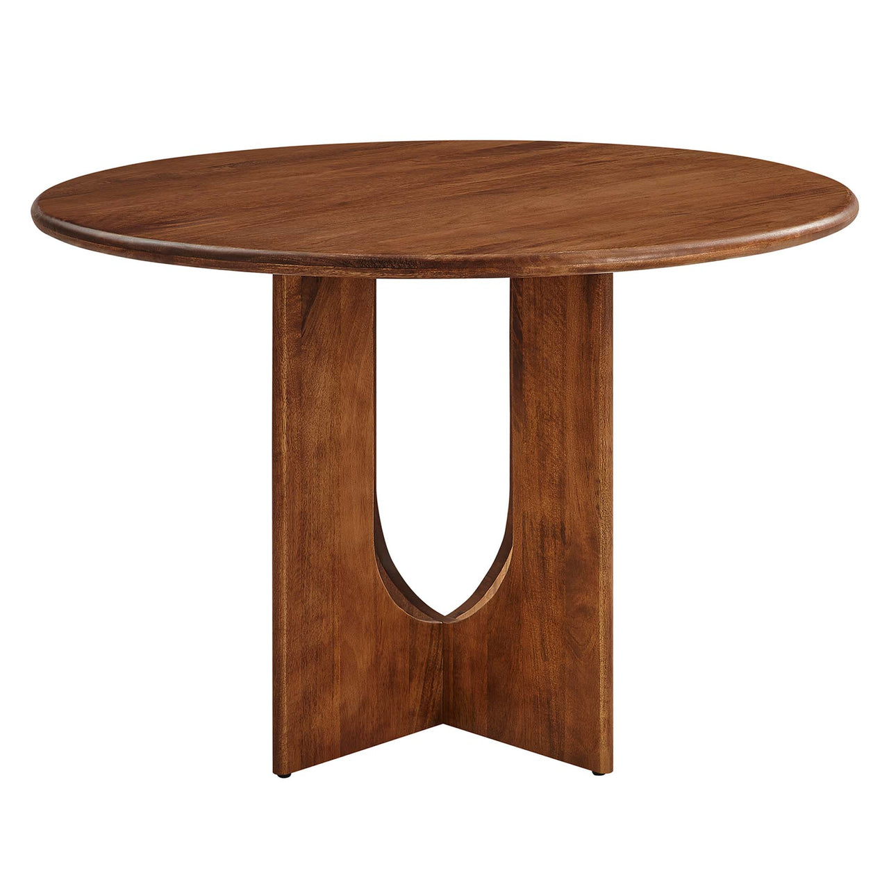 Opposition Round Dining Table, Walnut