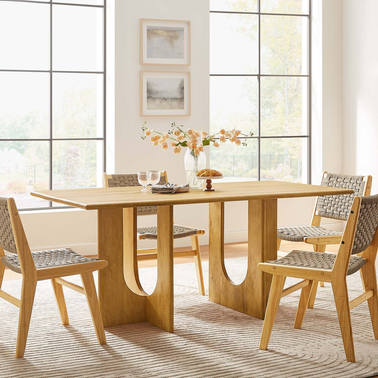 Opposition Rectangular Dining Table, Oak