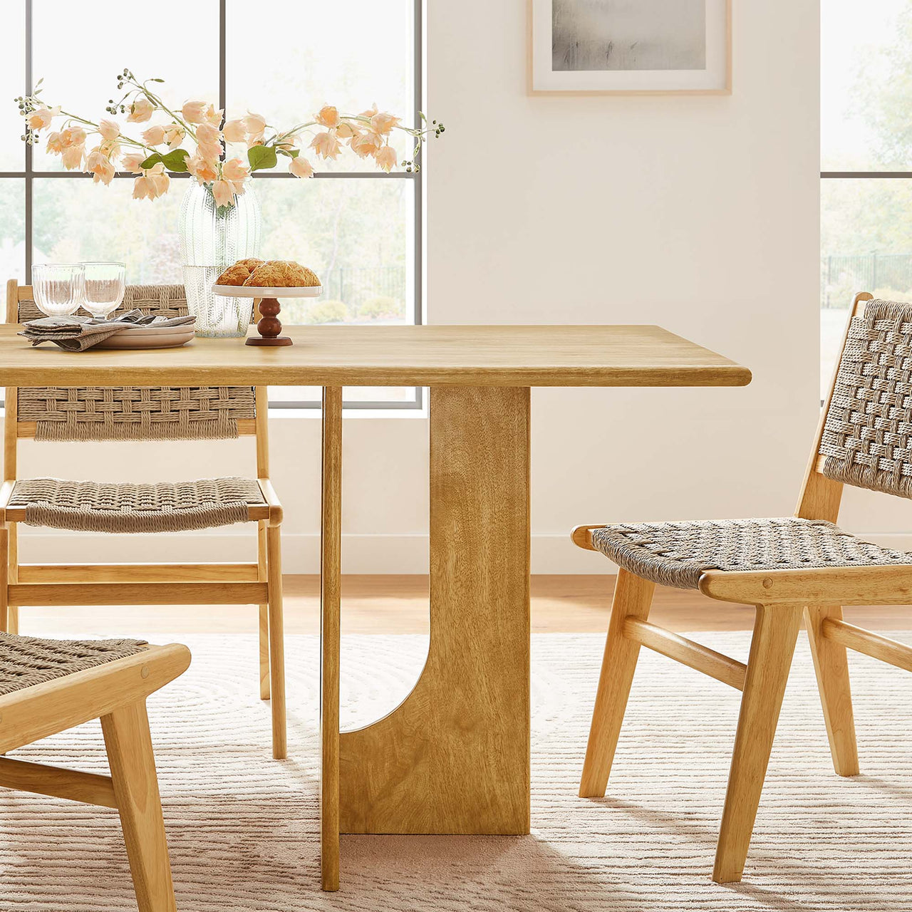 Opposition Rectangular Dining Table, Oak