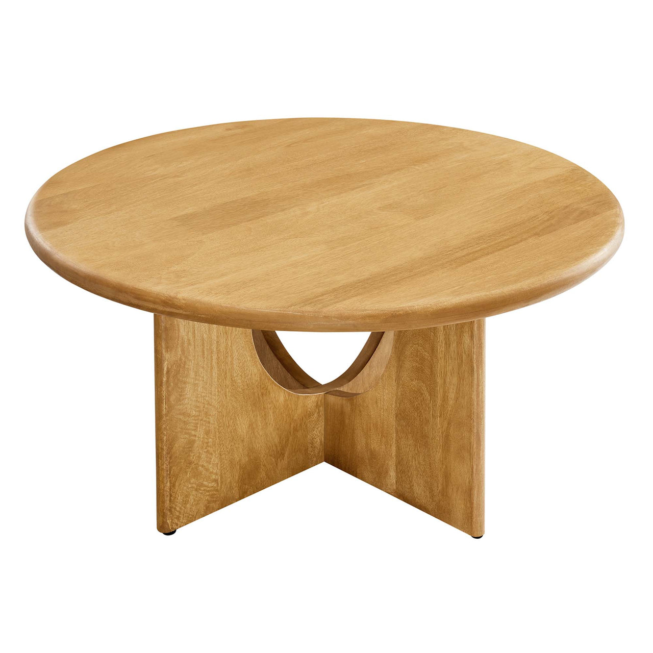 Opposition Round Coffee Table, Oak