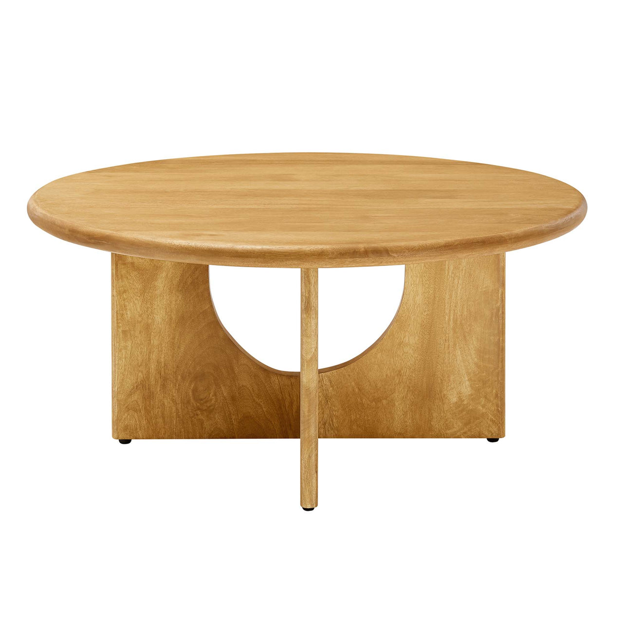 Opposition Round Coffee Table, Oak