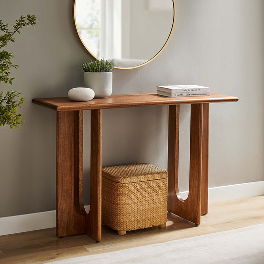 Opposition Console Table, Walnut