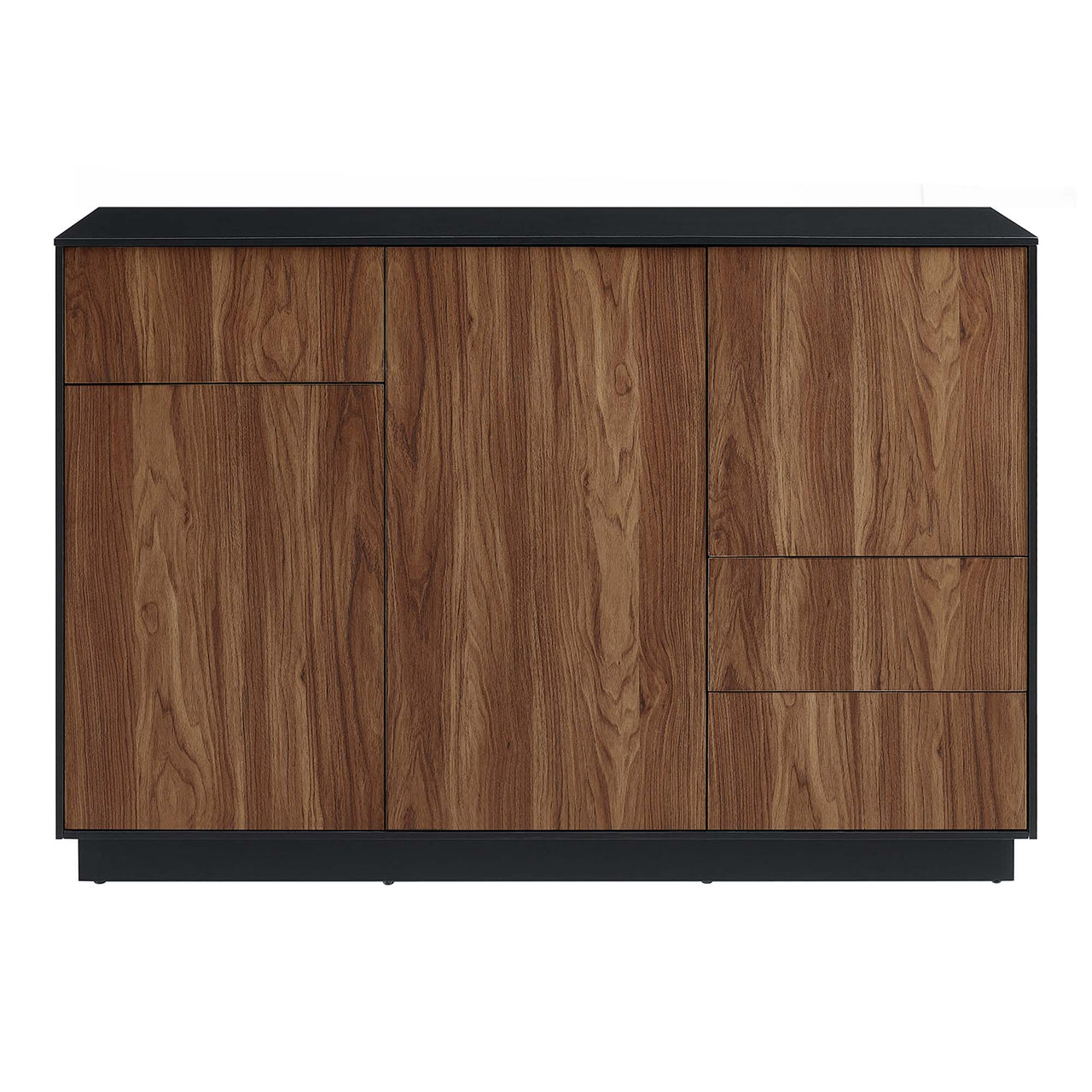 Cascade Sideboard, Black & Walnut