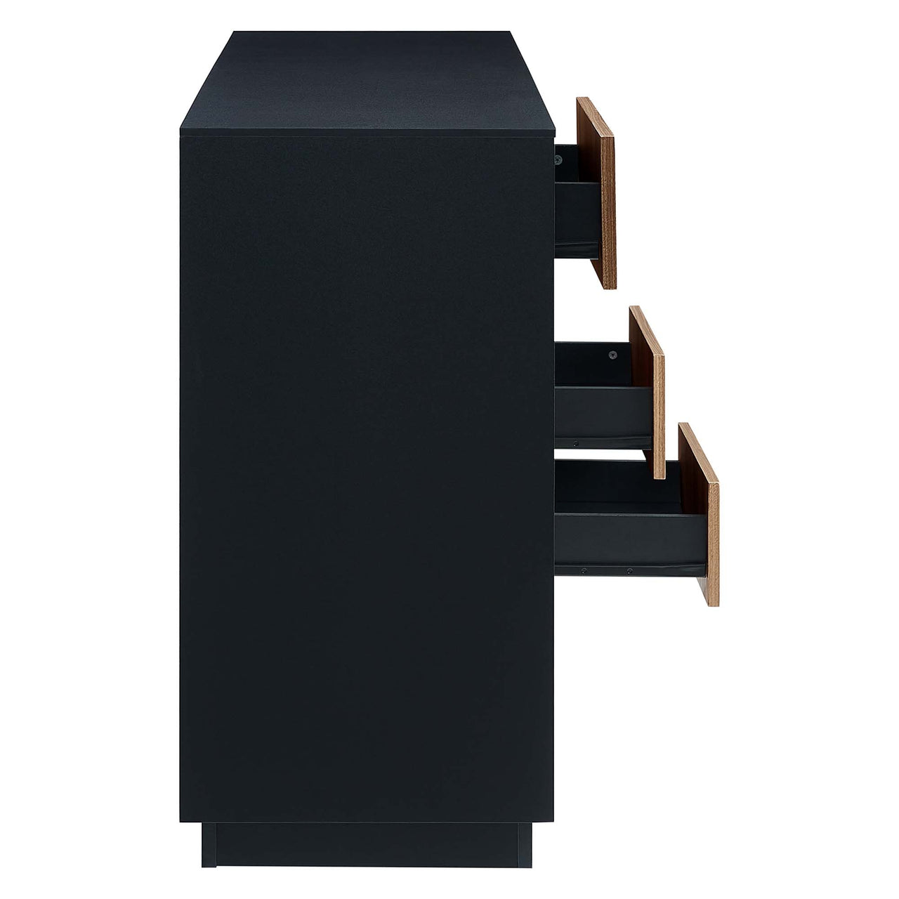 Cascade Sideboard, Black & Walnut