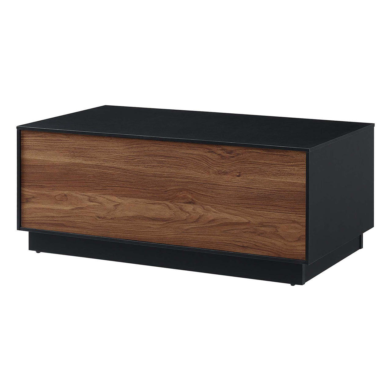 Cascade Coffee Table, Black & Walnut