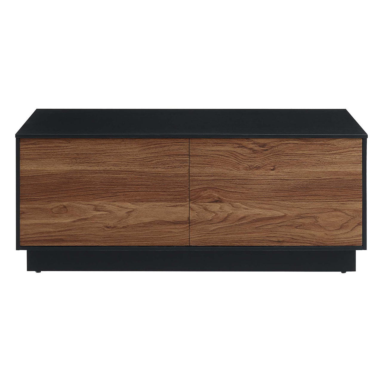 Cascade Coffee Table, Black & Walnut