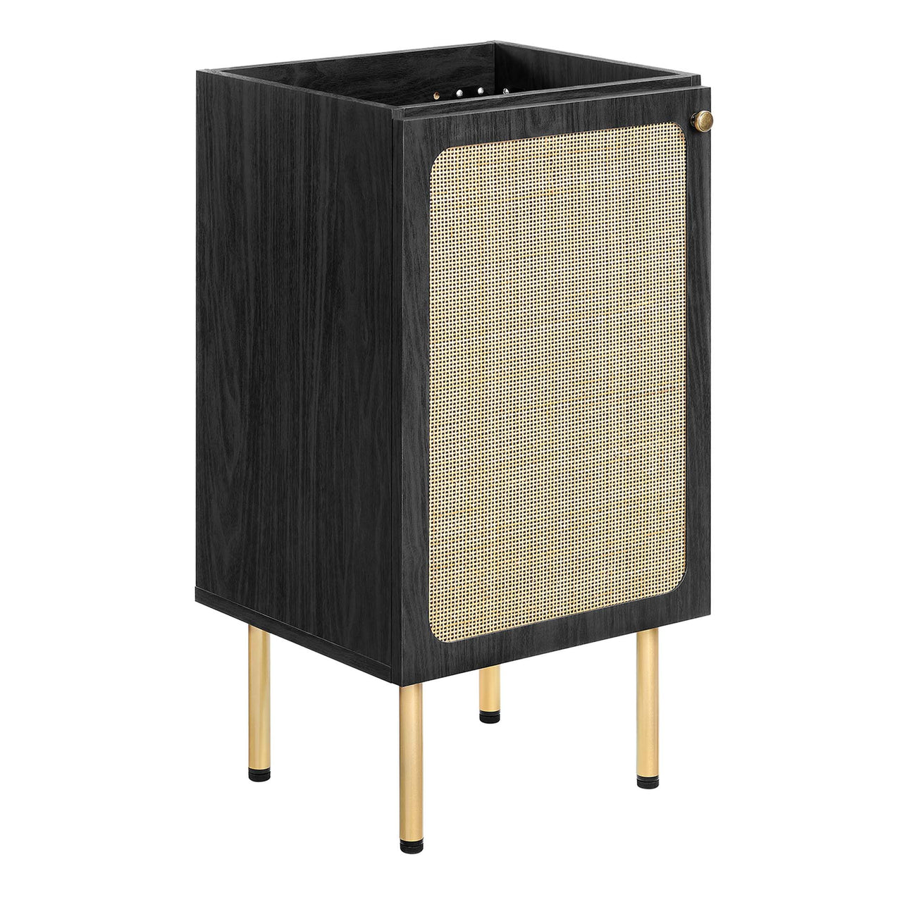 Calden Vanity Base with Storage, Extra Small, Black