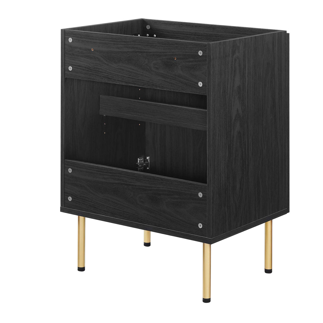 Calden Vanity Base with Storage, Small, Black
