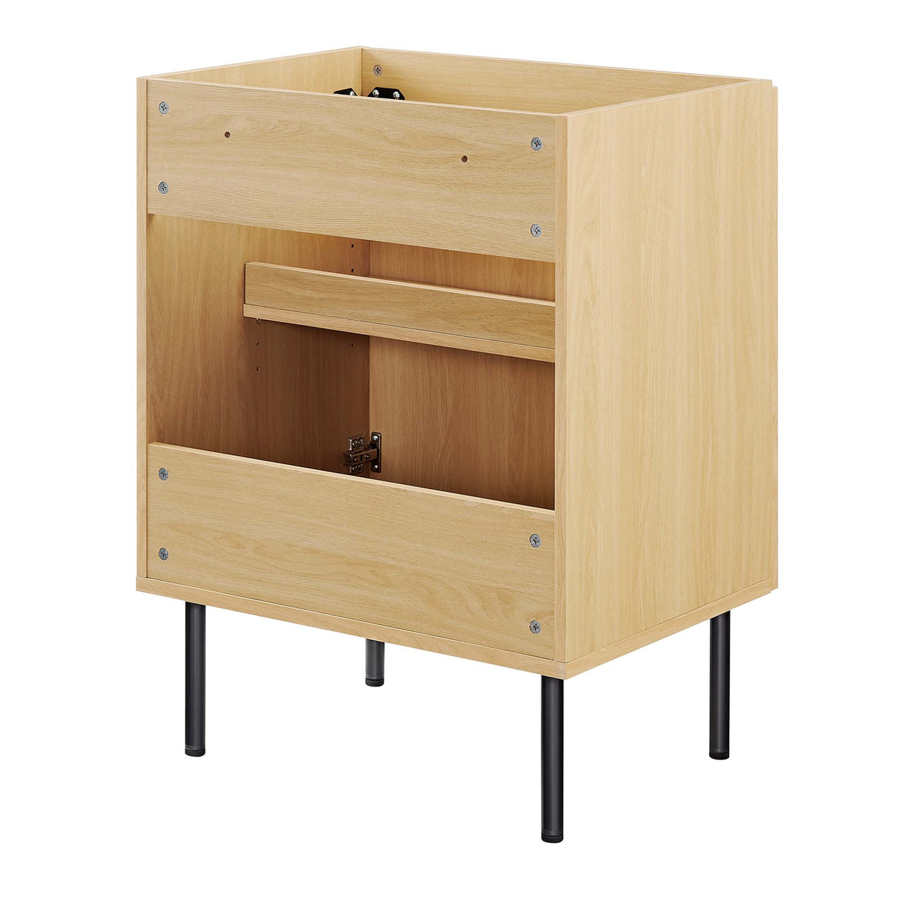 Calden Vanity Base with Storage, Small, Oak