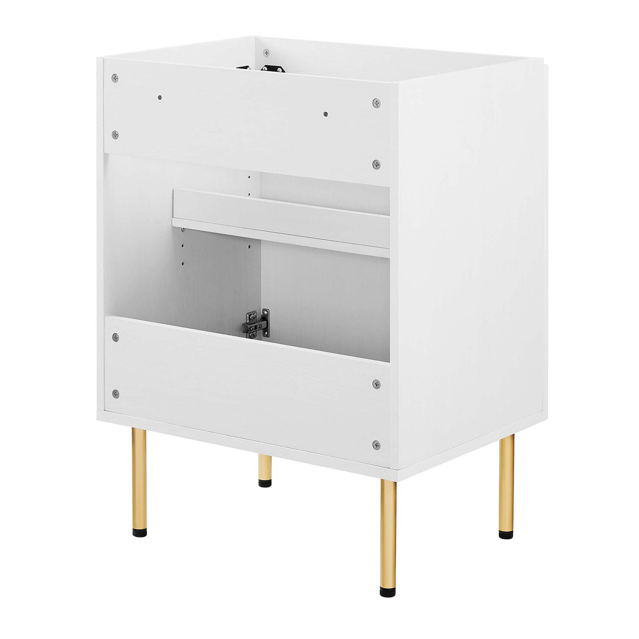 Calden Vanity Base with Storage, Small, White