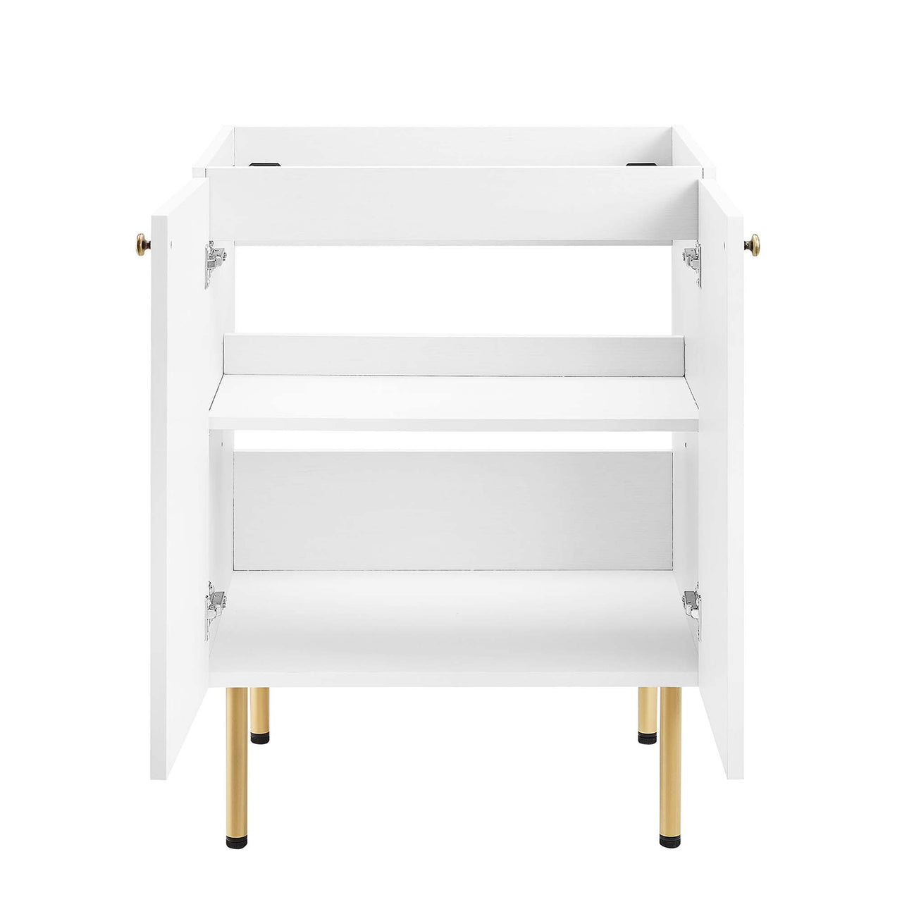 Calden Vanity Base with Storage, Small, White