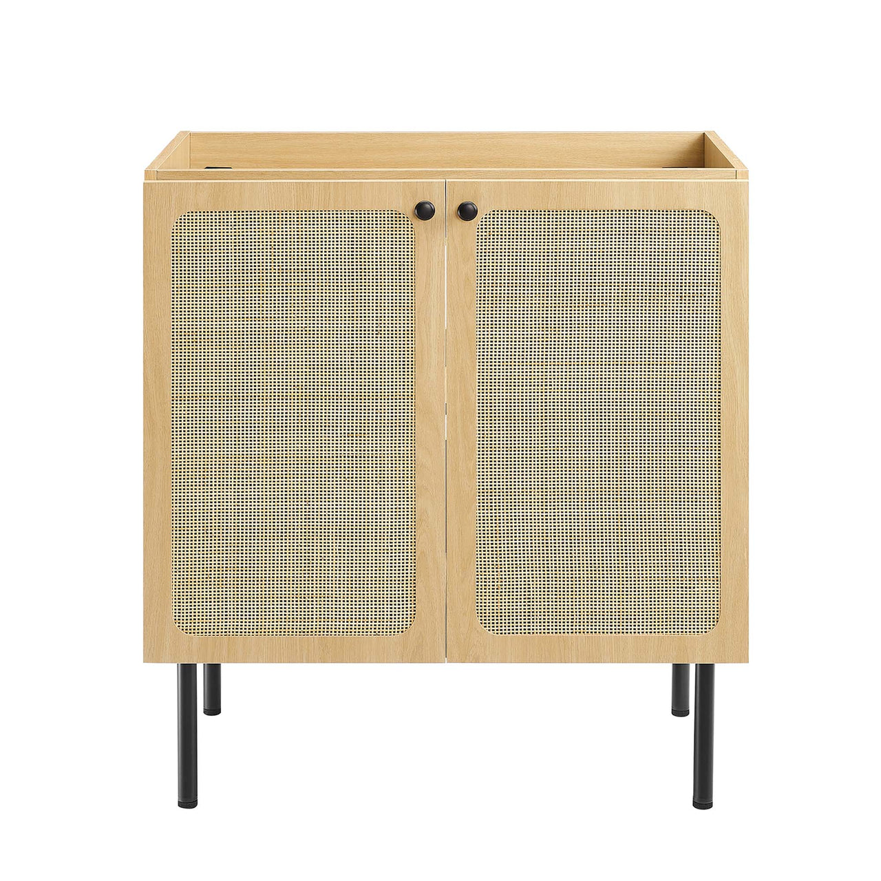 Calden Vanity Base with Storage, Medium, Oak