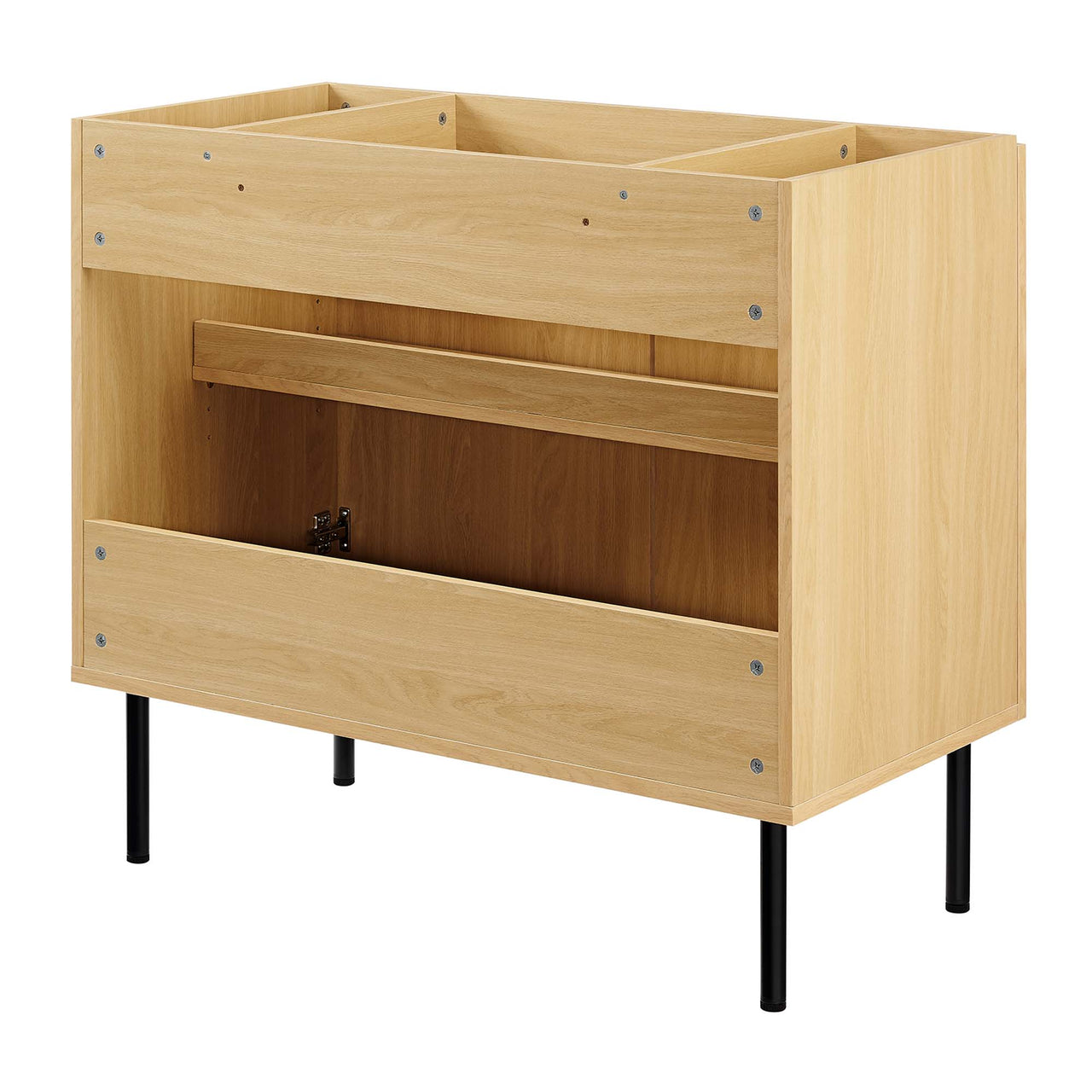 Calden Vanity Base with Storage, Large, Oak