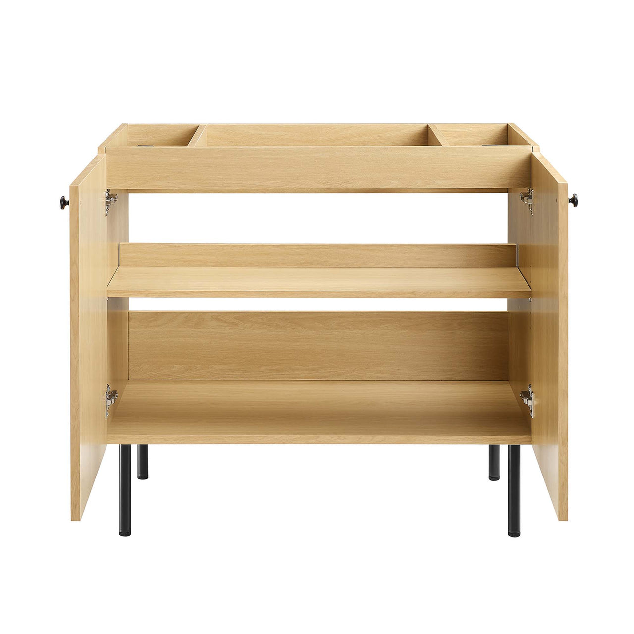 Calden Vanity Base with Storage, Large, Oak