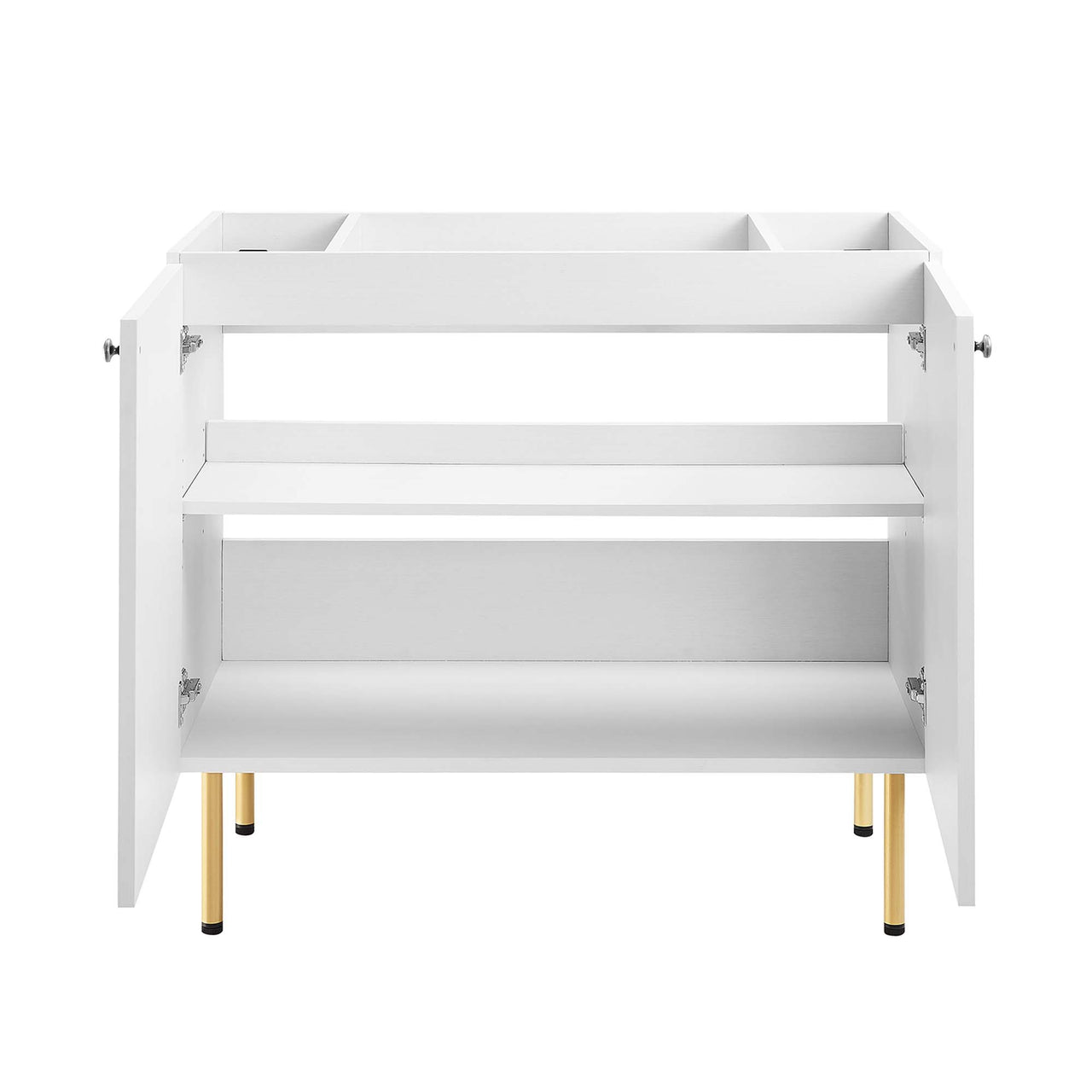 Calden Vanity Base with Storage, Large, White