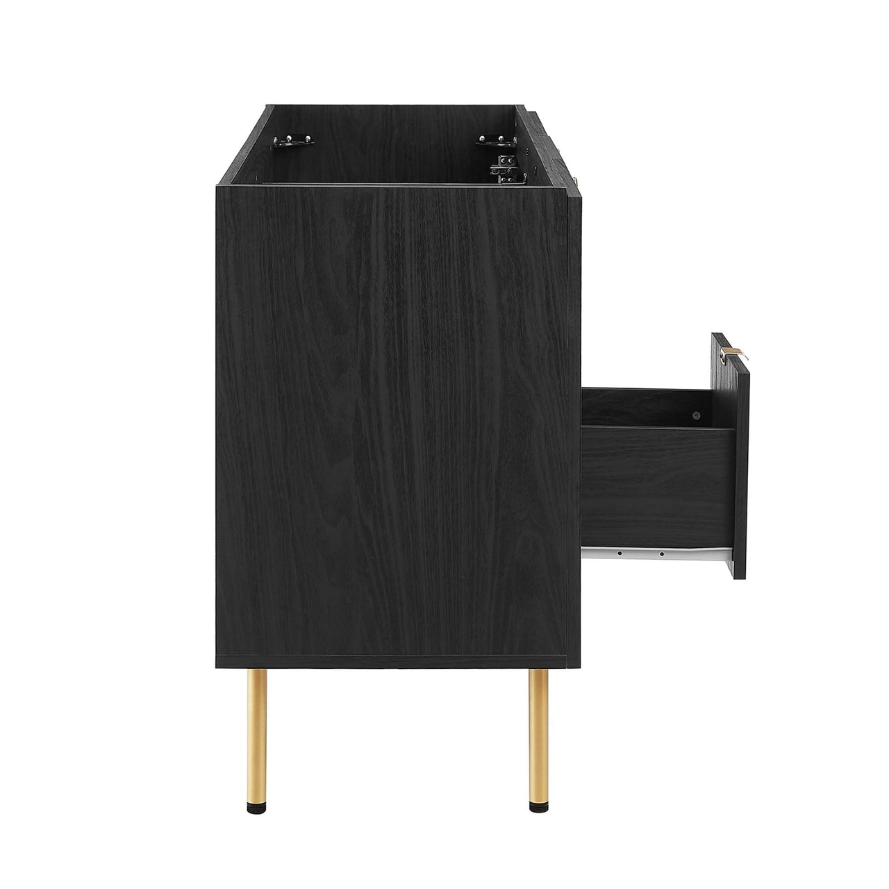 Calden Vanity Base with Storage, Extra Large, Black