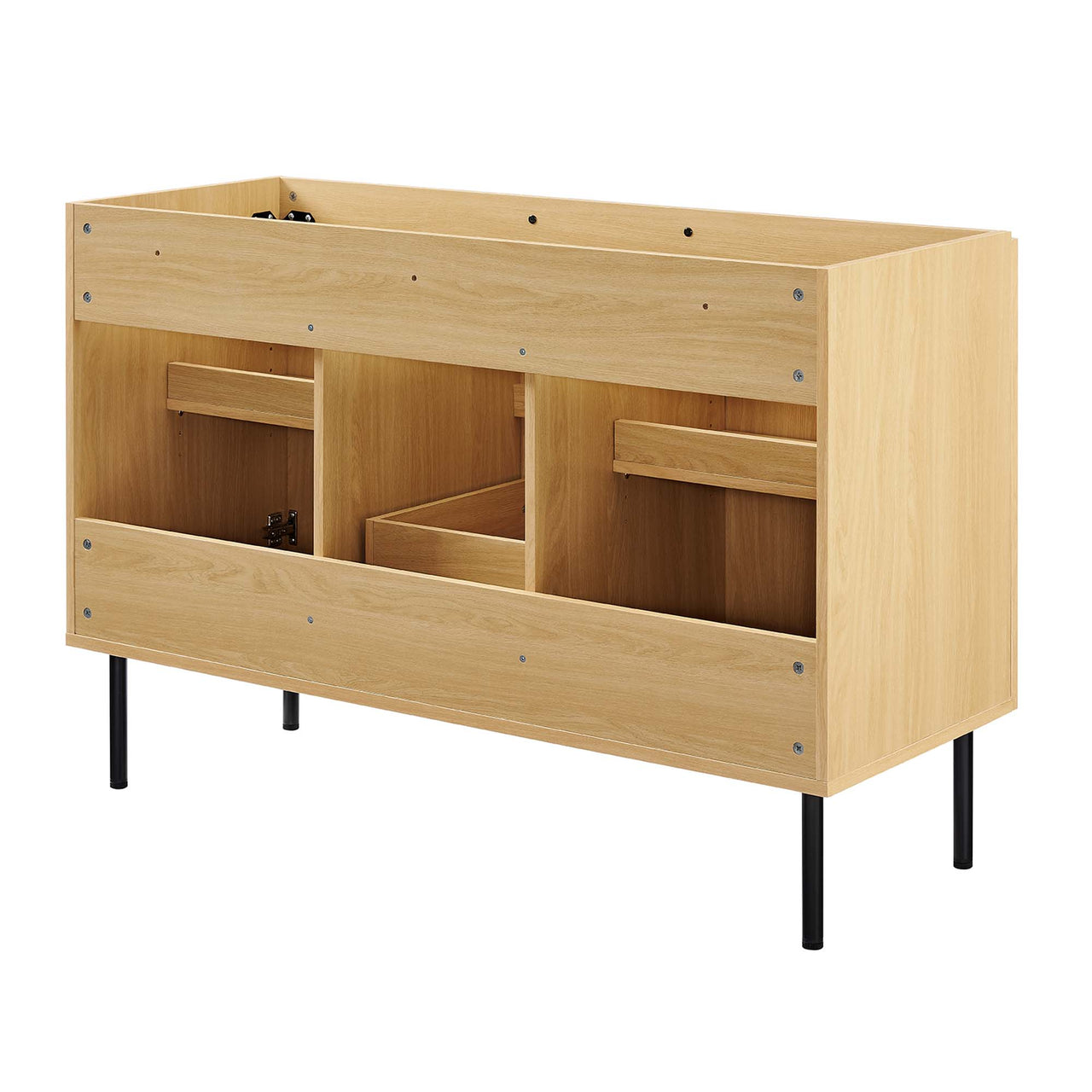 Calden Vanity Base with Storage, Extra Large, Oak