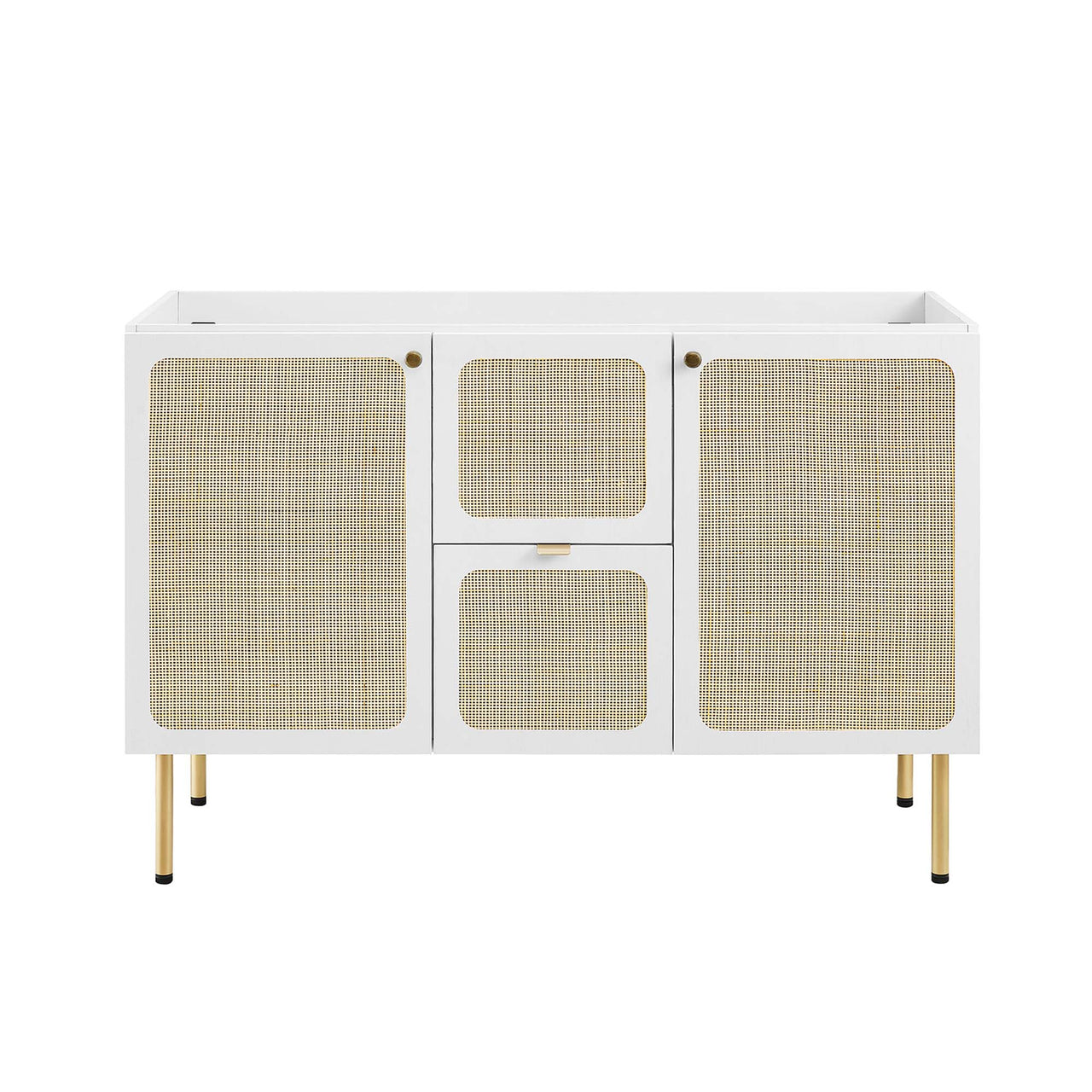 Calden Vanity Base with Storage, Extra Large, White