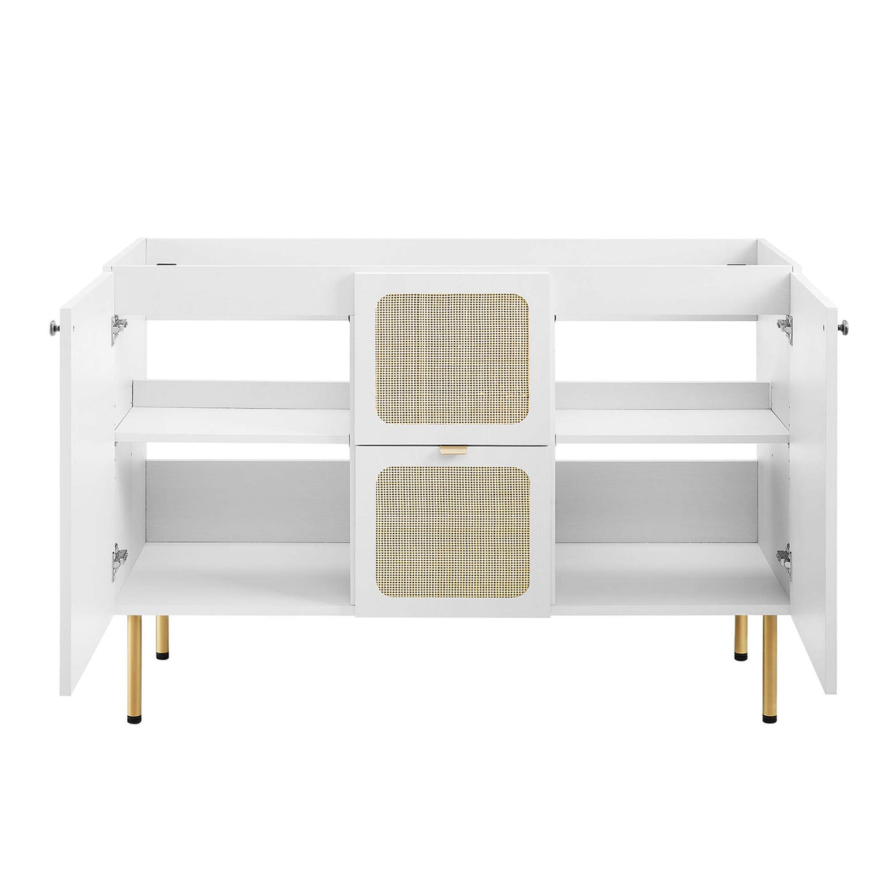 Calden Vanity Base with Storage, Extra Large, White