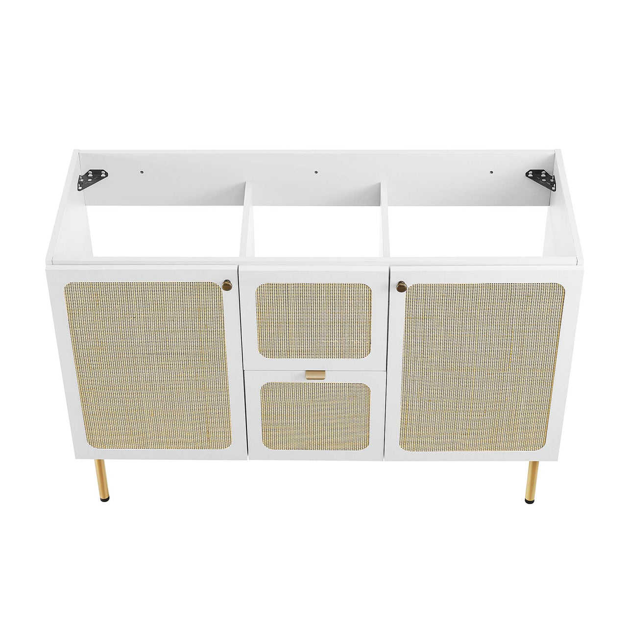 Calden Vanity Base with Storage, Extra Large, White