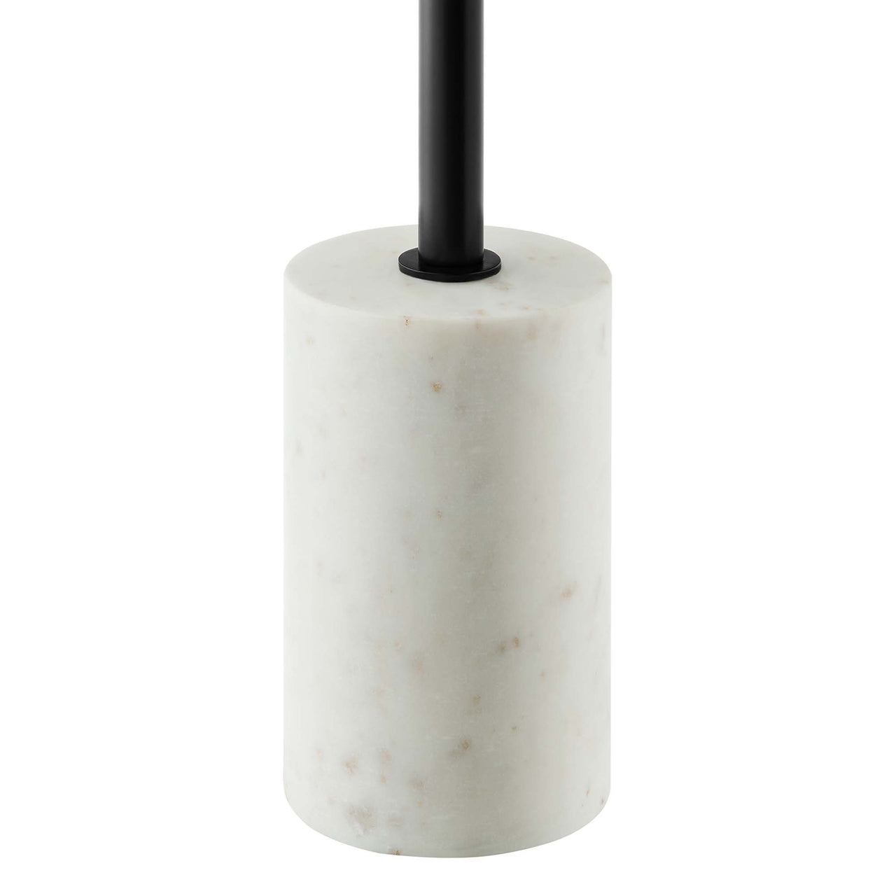 Elemental Side Table, White & Black