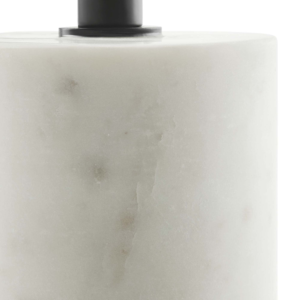 Elemental Side Table, White & Black