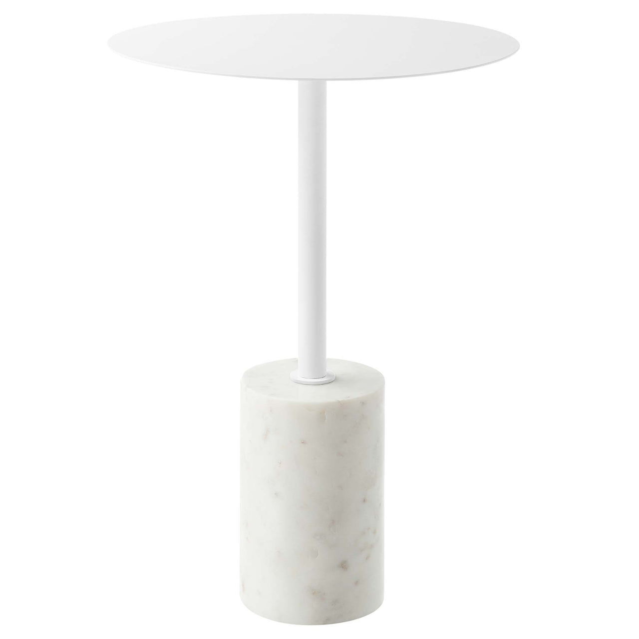 Elemental Side Table, White