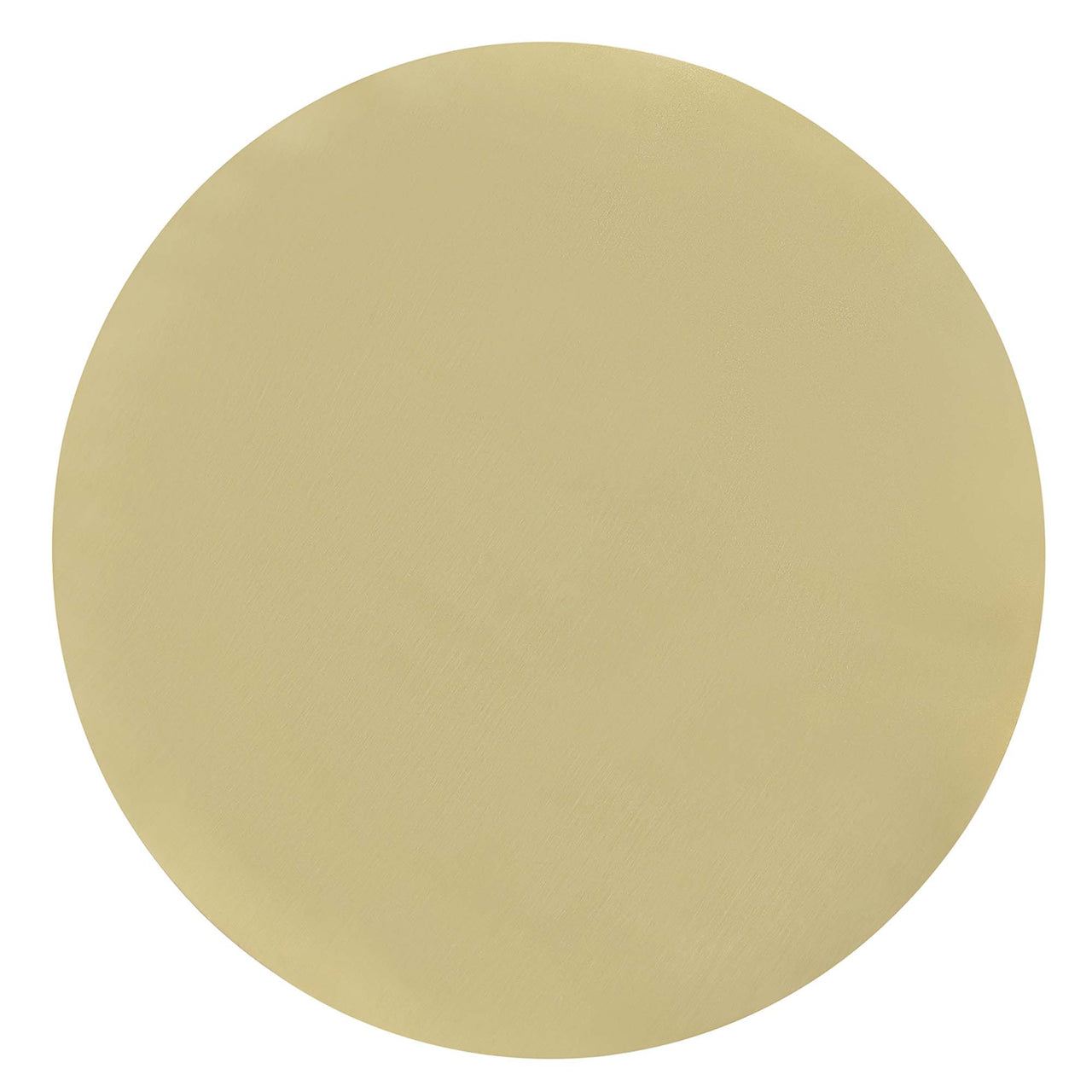 Waypoint Round Marble Side Table, White & Brass