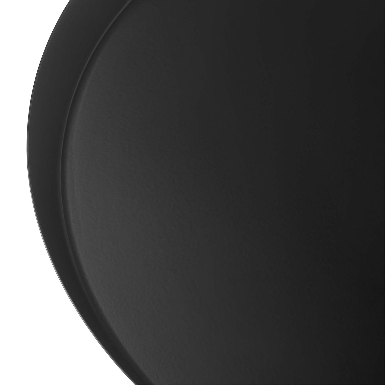 Spyglass Round Side Table, Black