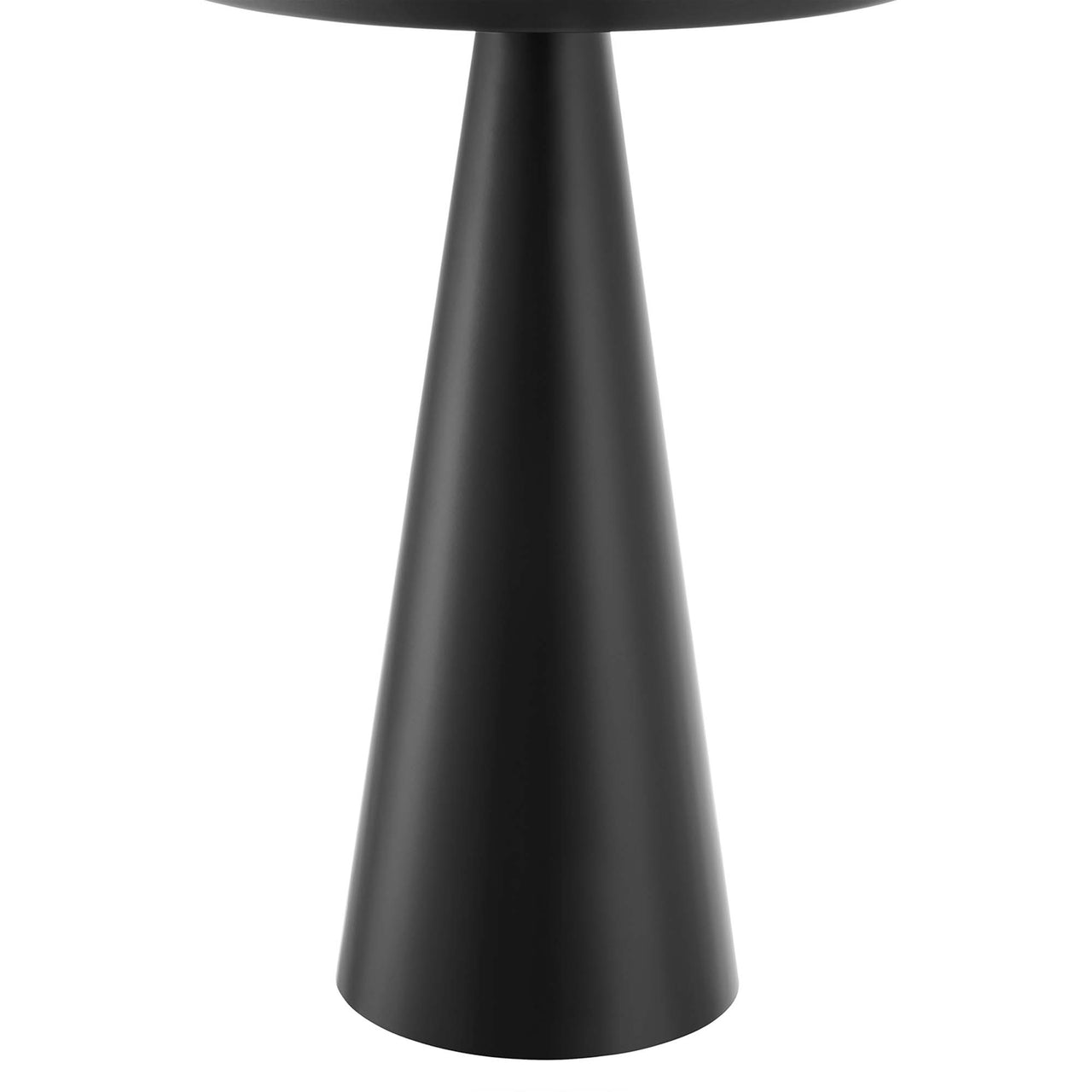 Spyglass Round Side Table, Black