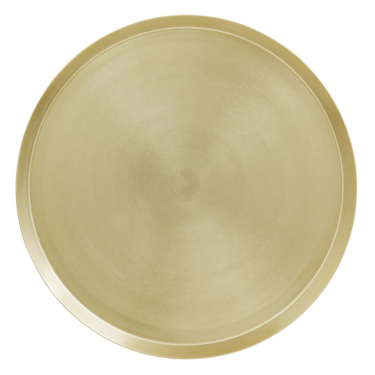 Spyglass Round Side Table, Brass