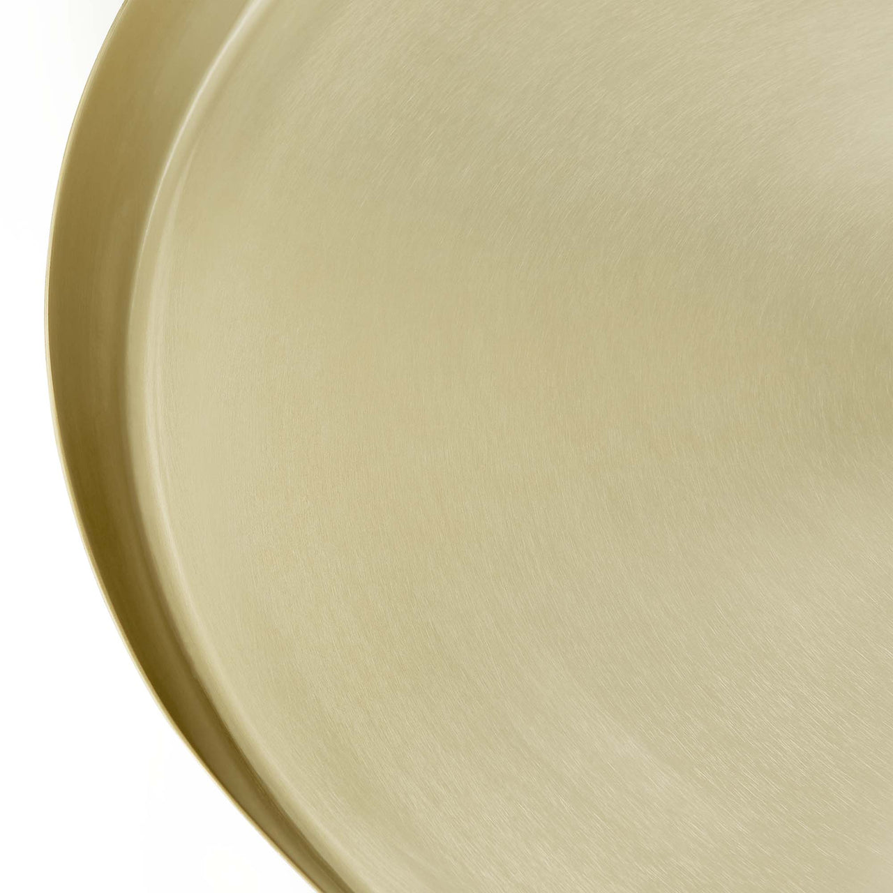 Spyglass Round Side Table, Brass