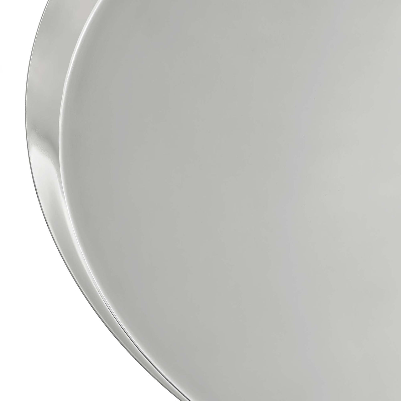 Spyglass Round Side Table, Nickel