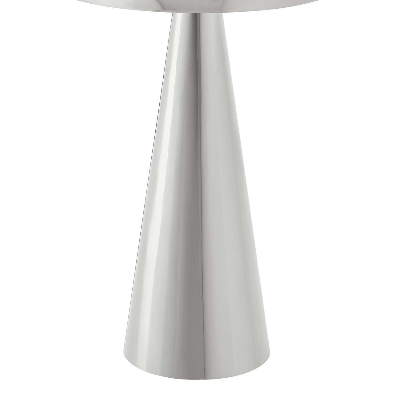 Spyglass Round Side Table, Nickel