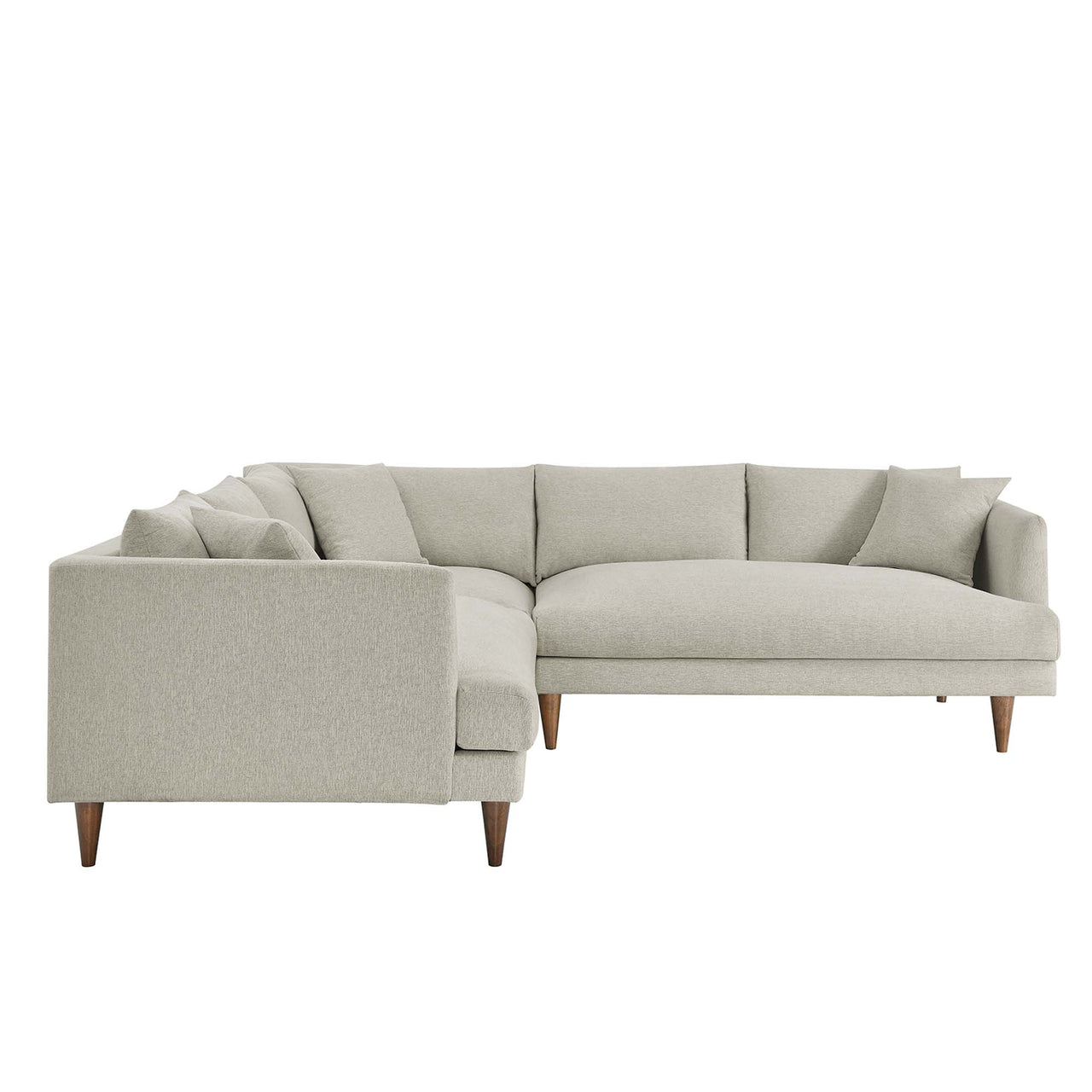 Noema 3-Piece Cloudblend Corner Sectional, Ivory