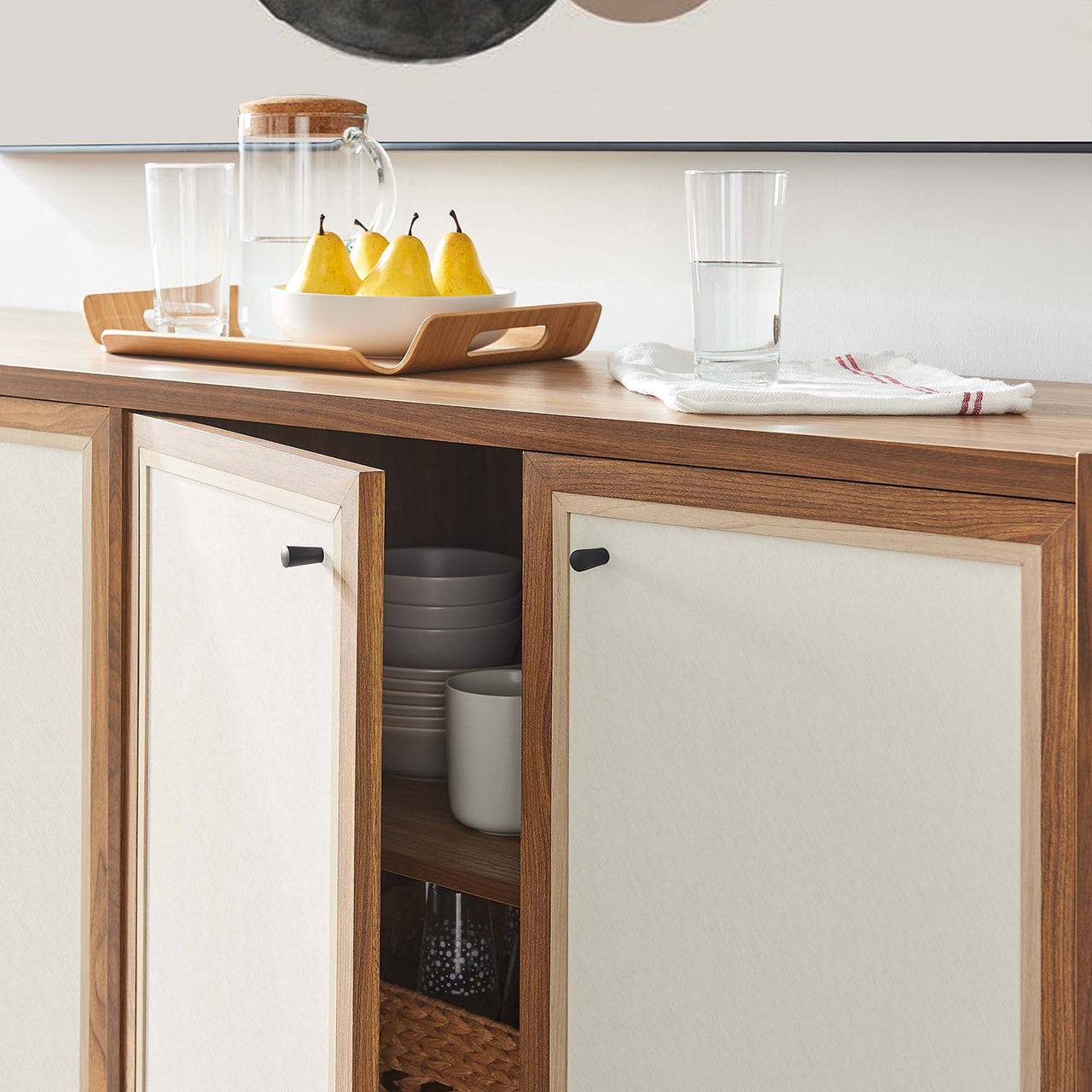 Embria Credenza, Walnut