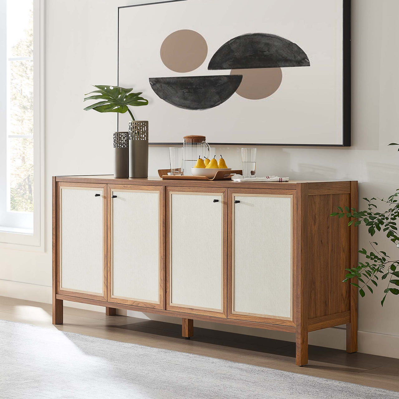 Embria Credenza, Walnut