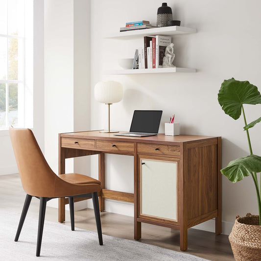 Embria Office Desk, Small, Walnut