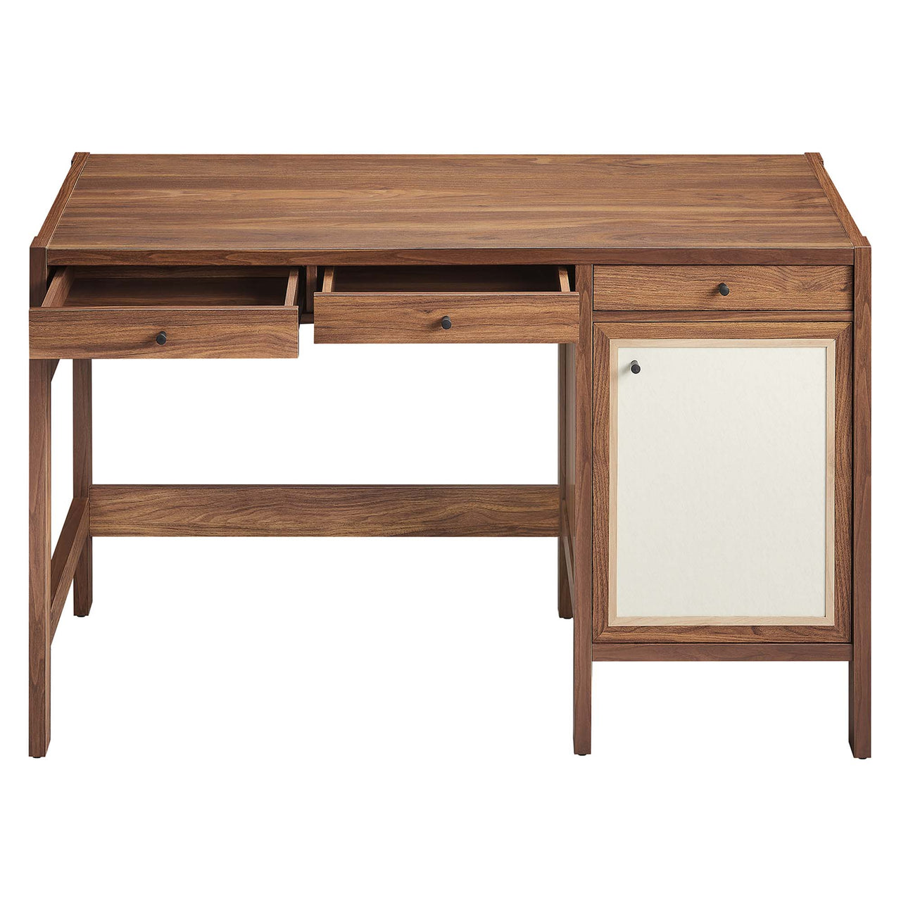 Embria Office Desk, Small, Walnut