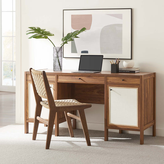 Embria Office Desk, Large, Walnut