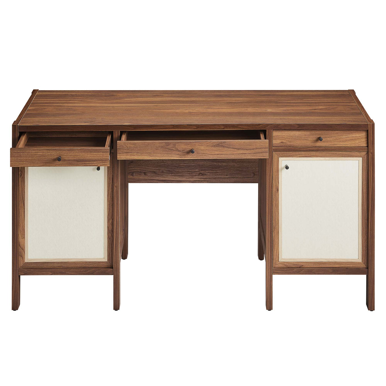 Embria Office Desk, Large, Walnut