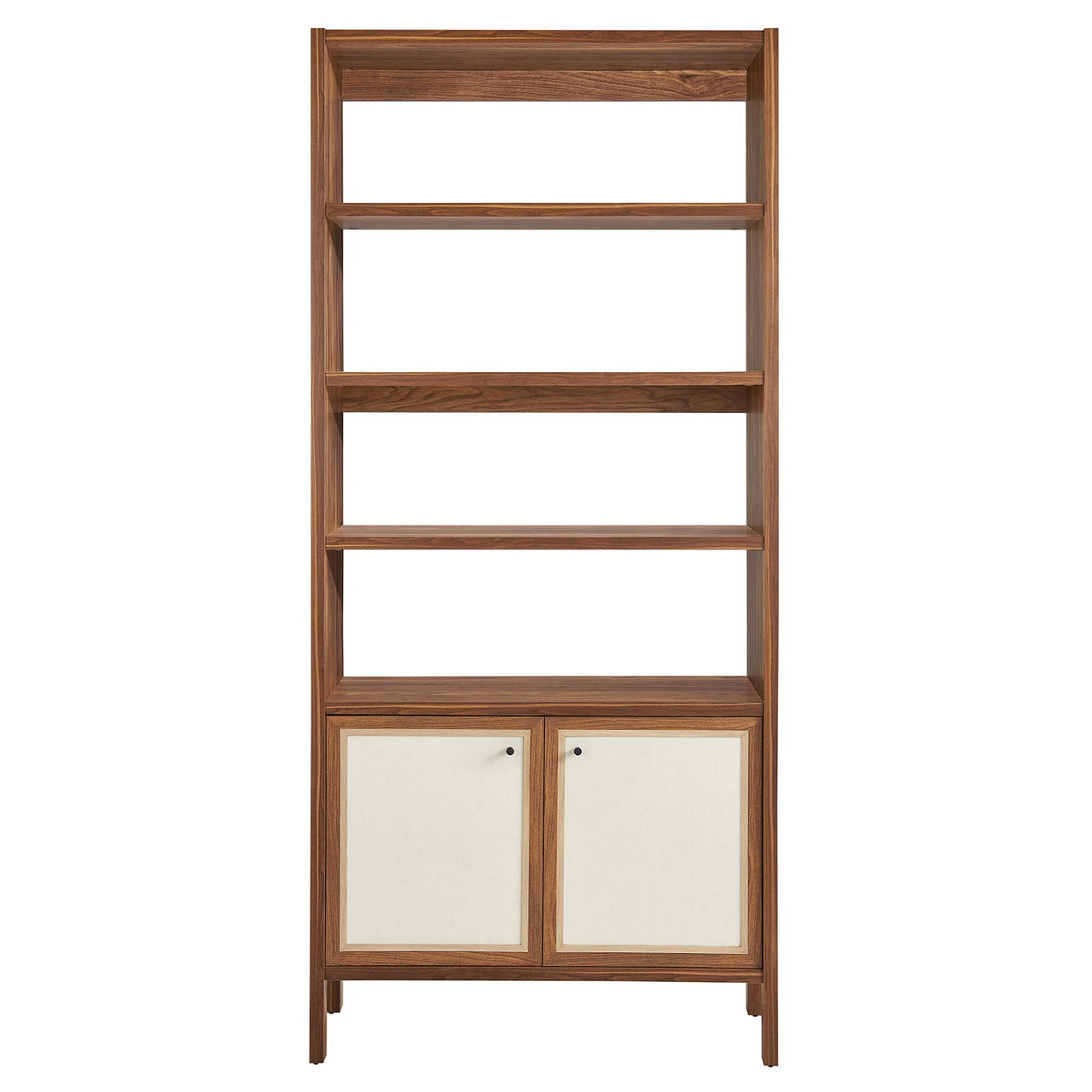 Embria 4-Shelf Bookcase, Walnut