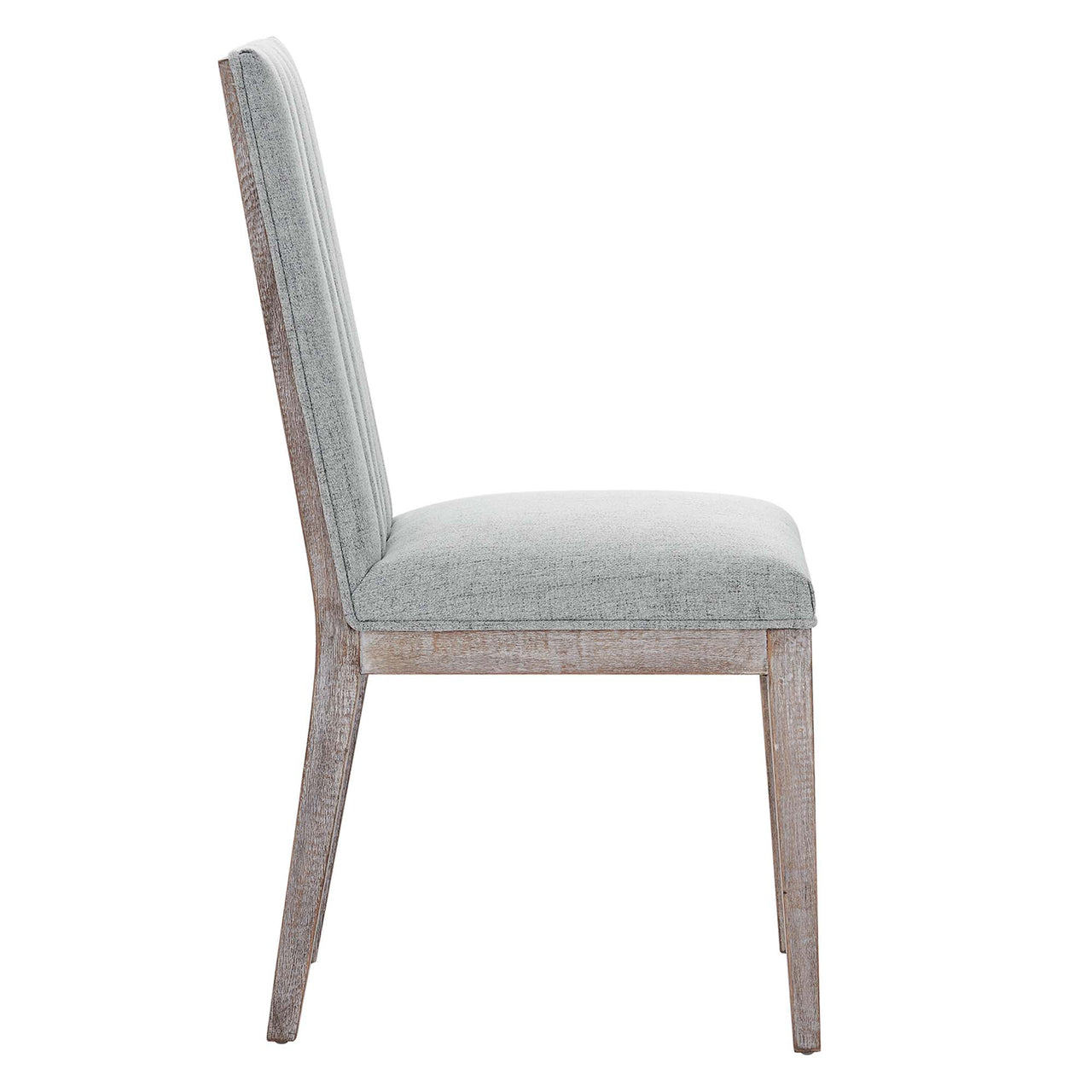 Auriselle Linenette Dining Chair Set of 2, Light Gray
