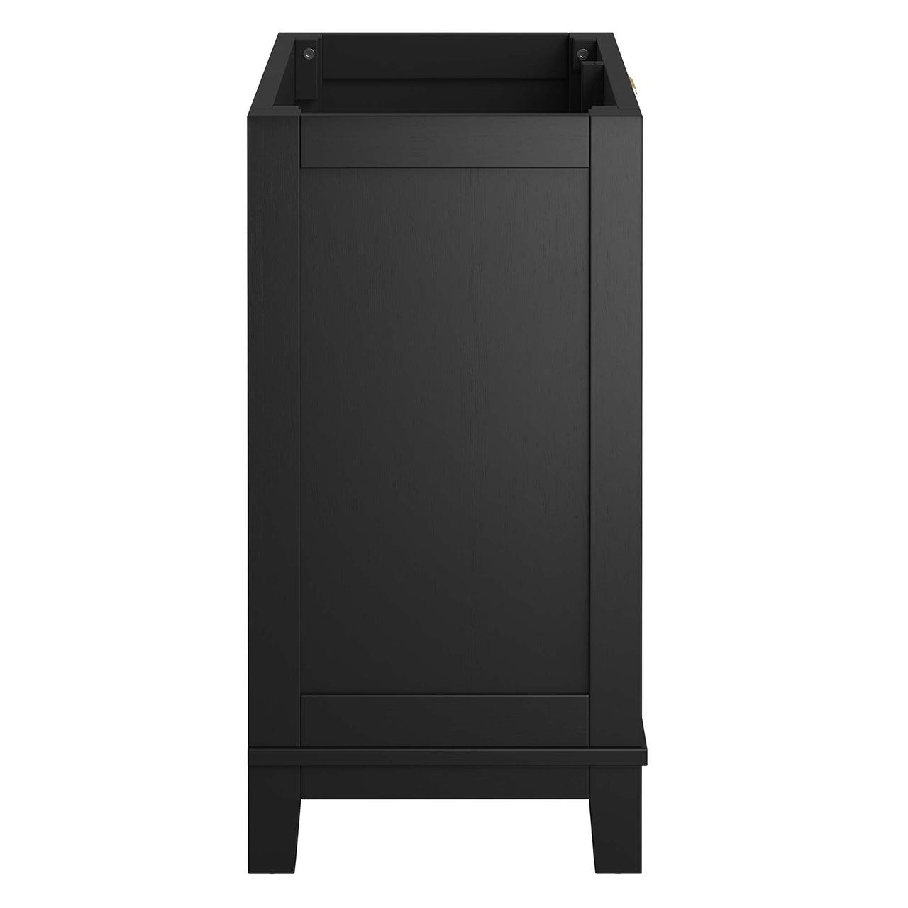 Mahoni Vanity Base with Storage, Large, Black
