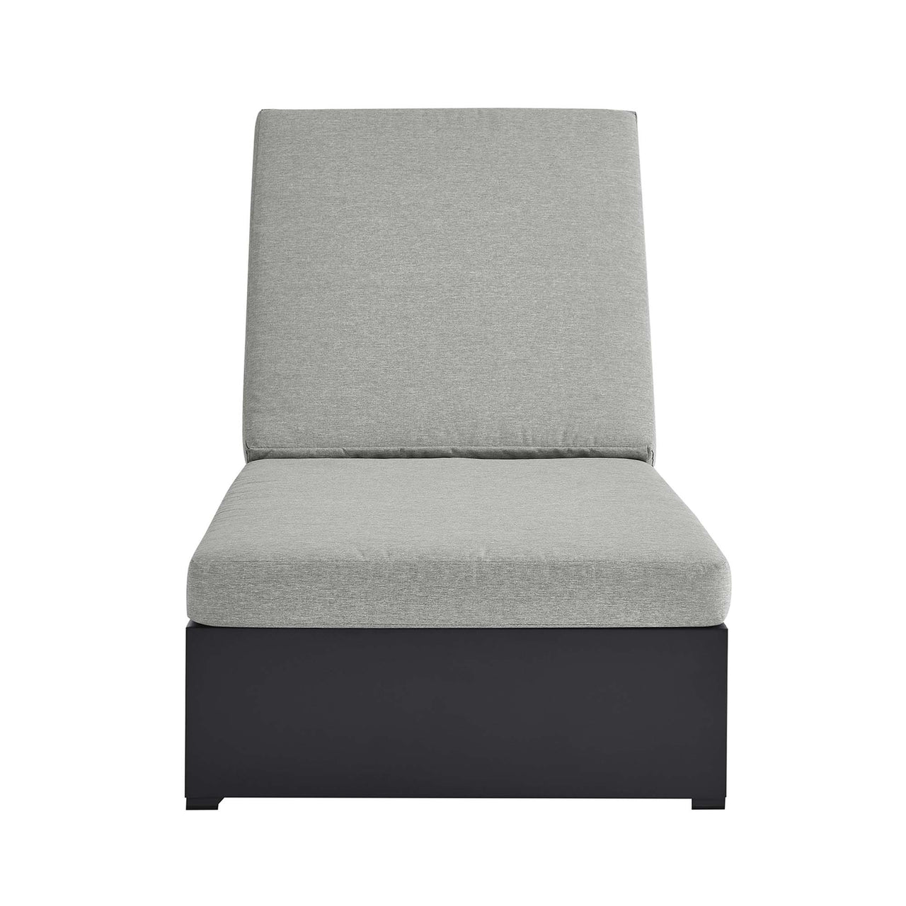 Tahlor Alfresco Powder-Coated Aluminum Chaise Lounge Chair, Gray
