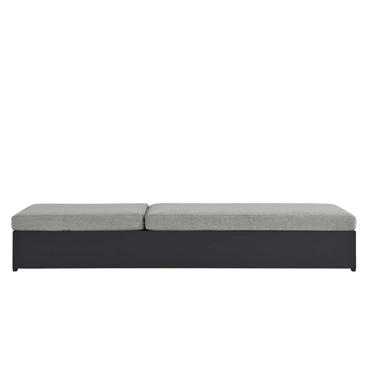 Tahlor Alfresco Powder-Coated Aluminum Chaise Lounge Chair, Gray